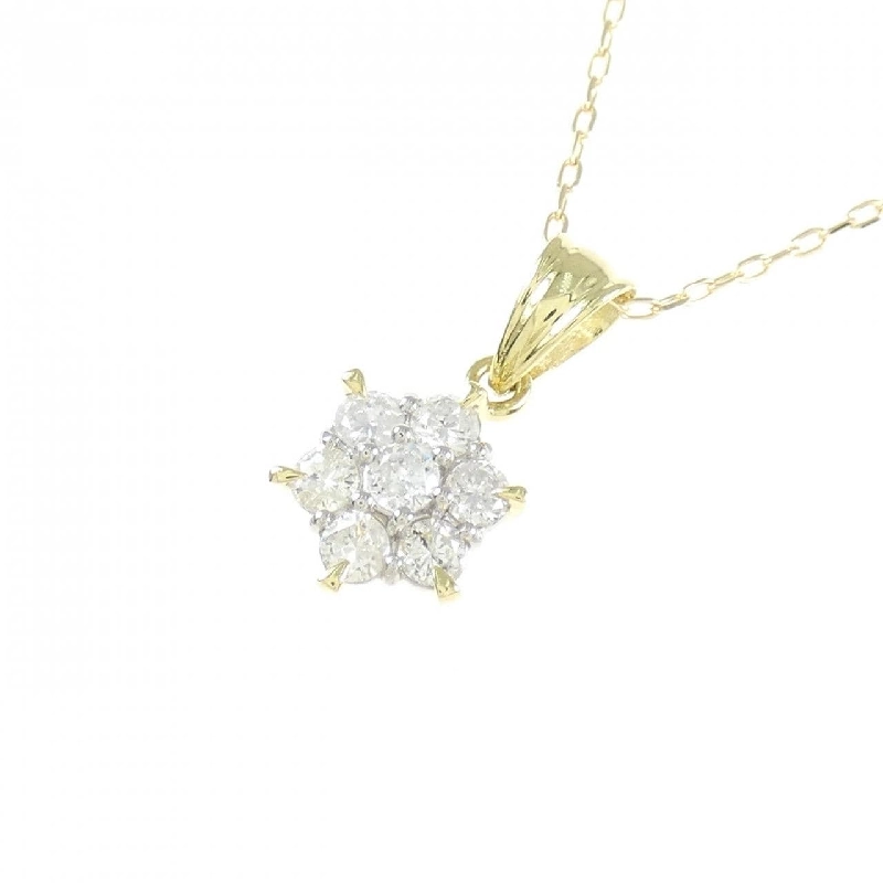 K18YG/PT900 Dây chuyền kim cương 0.50CT - Hàng hiệu Chính hãng 866226