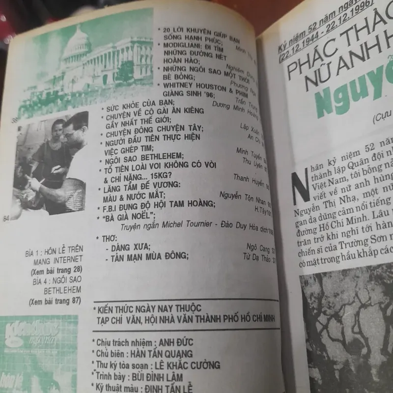 KIẾN THỨC NGÀY NAY SỐ 231 ngày 20-12-1996 735662