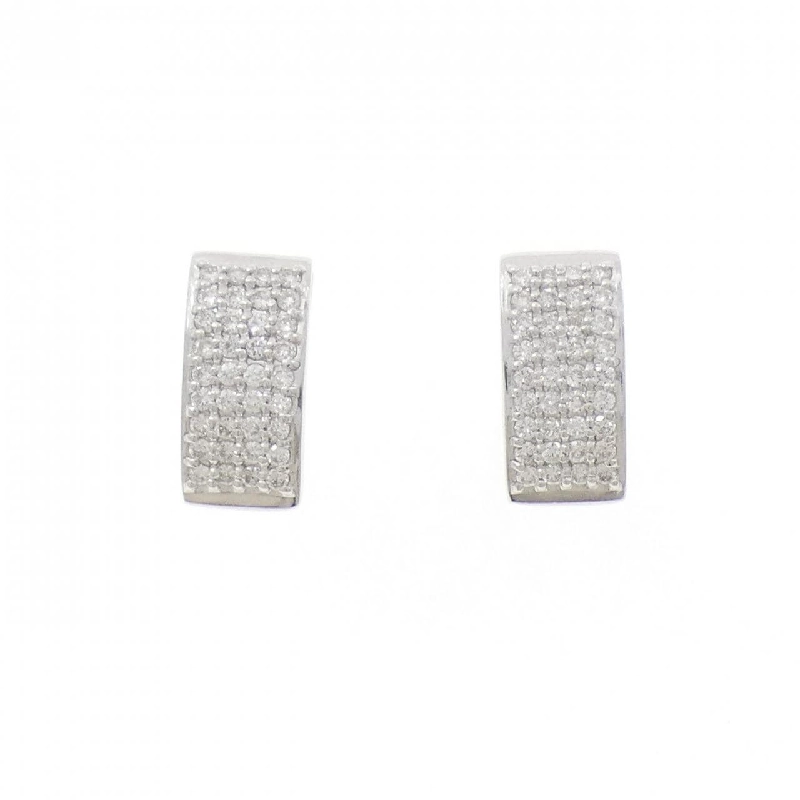 K18WG Bông tai kim cương Pavé 0.50CT - Hàng hiệu Chính hãng 864951
