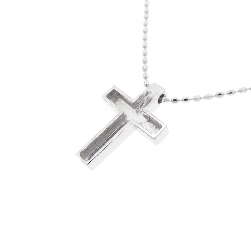 K18WG Dây chuyền hình chữ thập - Hàng hiệu Authentic 858597