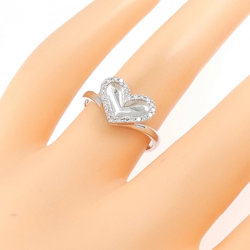 Nhẫn kim cương hình trái tim PT900 0.15CT 668454