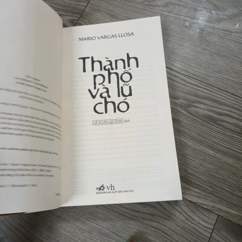 Thành Phố Và Lũ Chó - Mario Vargas Llosa 760626
