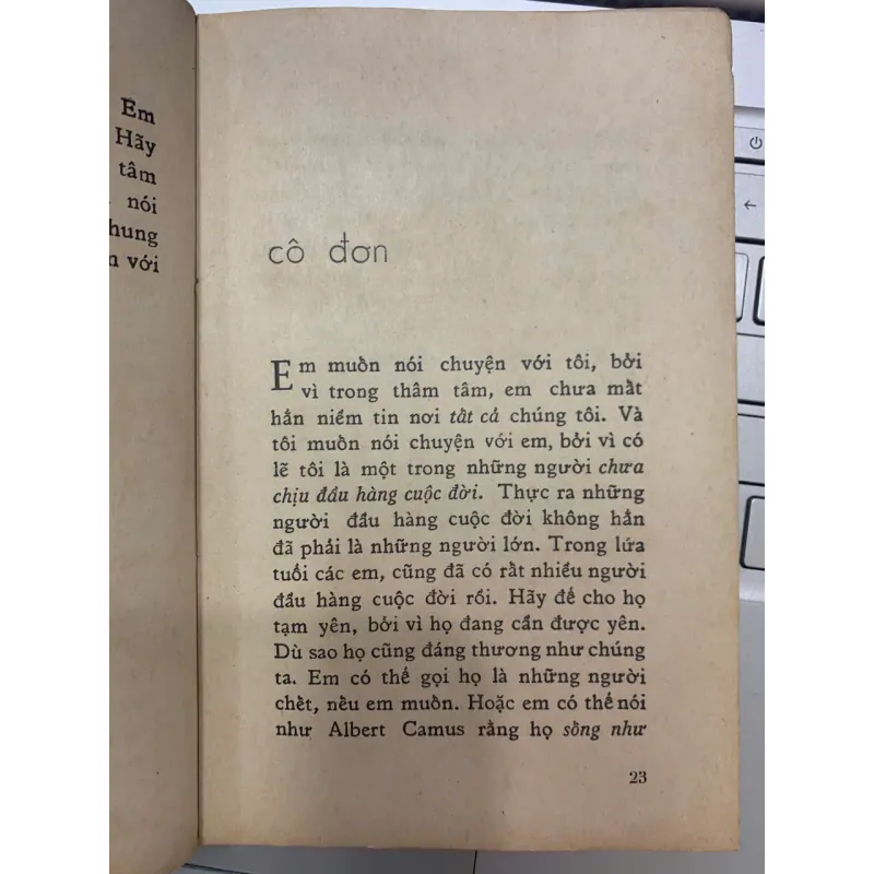NÓI VỚI TUỔI HAI MƯƠI - NHẤT HẠNH 601798