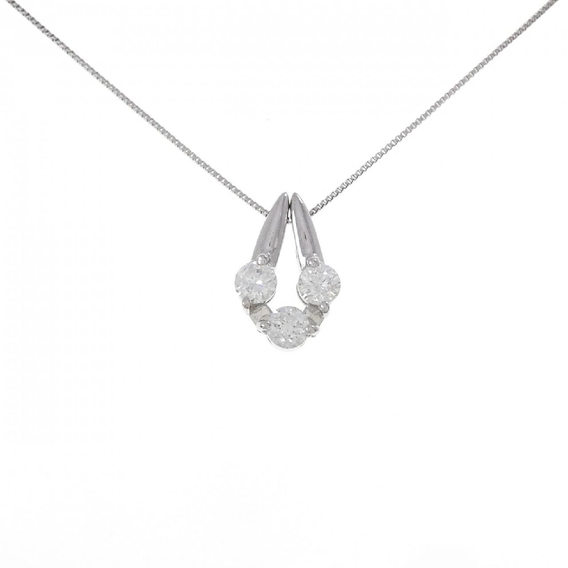 Dây chuyền kim cương 3 viên 2WAY PT900/PT850 0.50CT - Hàng hiệu Chính hãng 861299