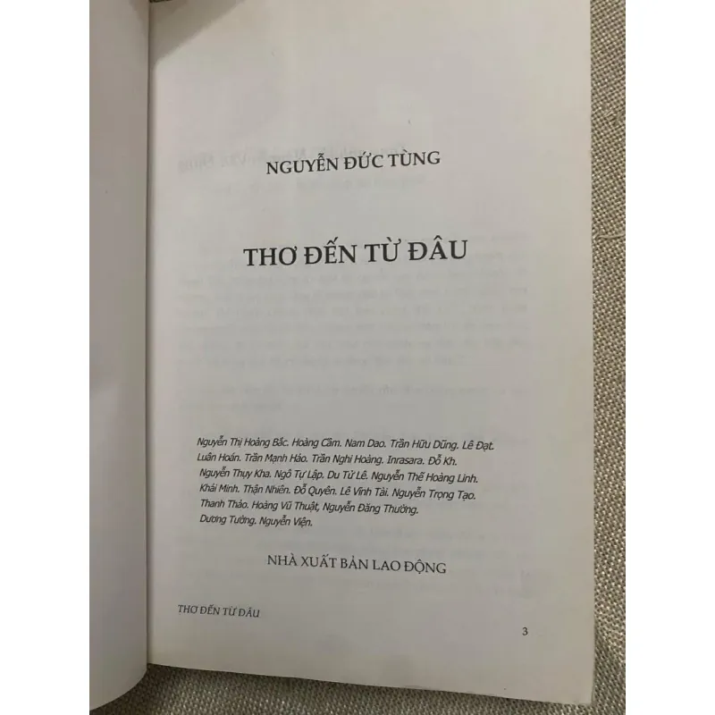 Thơ Đến Từ Đâu- Nguyễn Đức Tùng 1027696