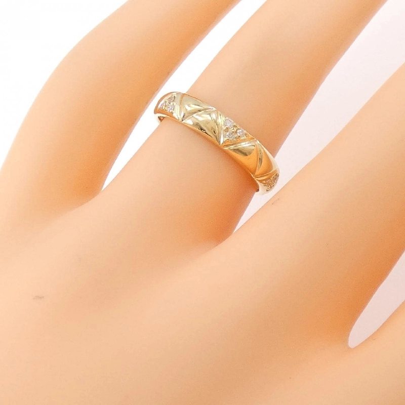 Nhẫn kim cương K18YG 673449