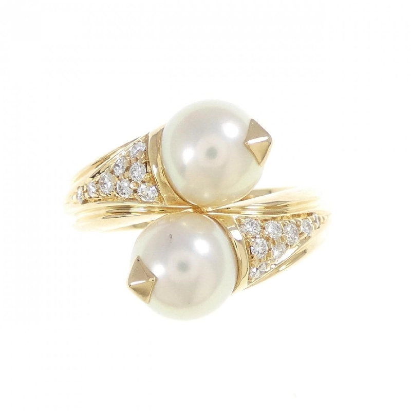 Nhẫn ngọc trai Akoya Bulgari - Hàng hiệu Authentic 837540