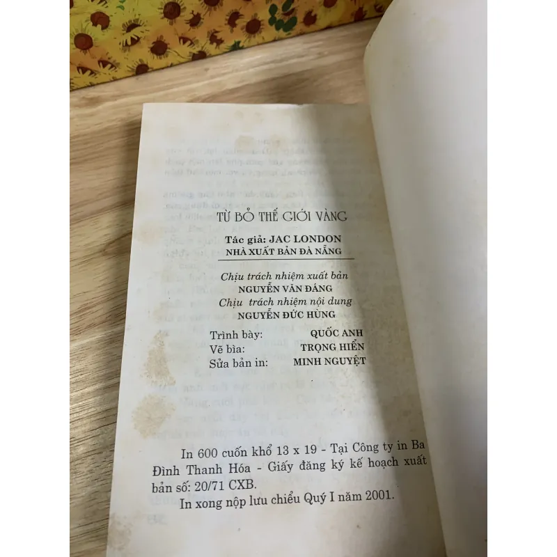 Từ Bỏ Thế Giới Vàng - Jack London 925632