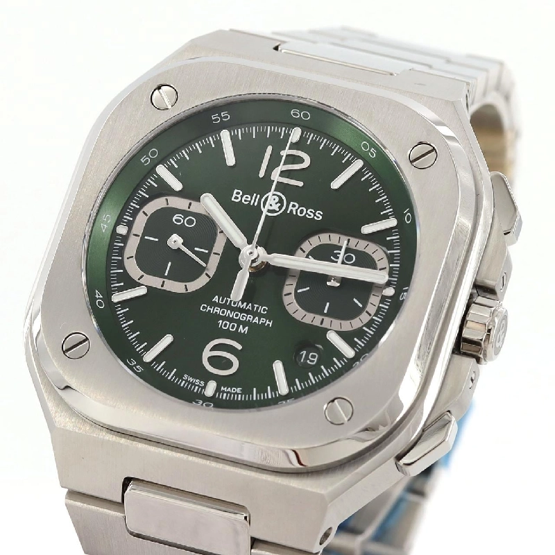 Bell & Ross BR05 Chrono Green Steel BR05C-GN-ST/SST SS Automatic - Hàng hiệu Authentic 888939