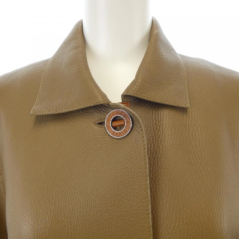 Áo khoác da HERMES 633234