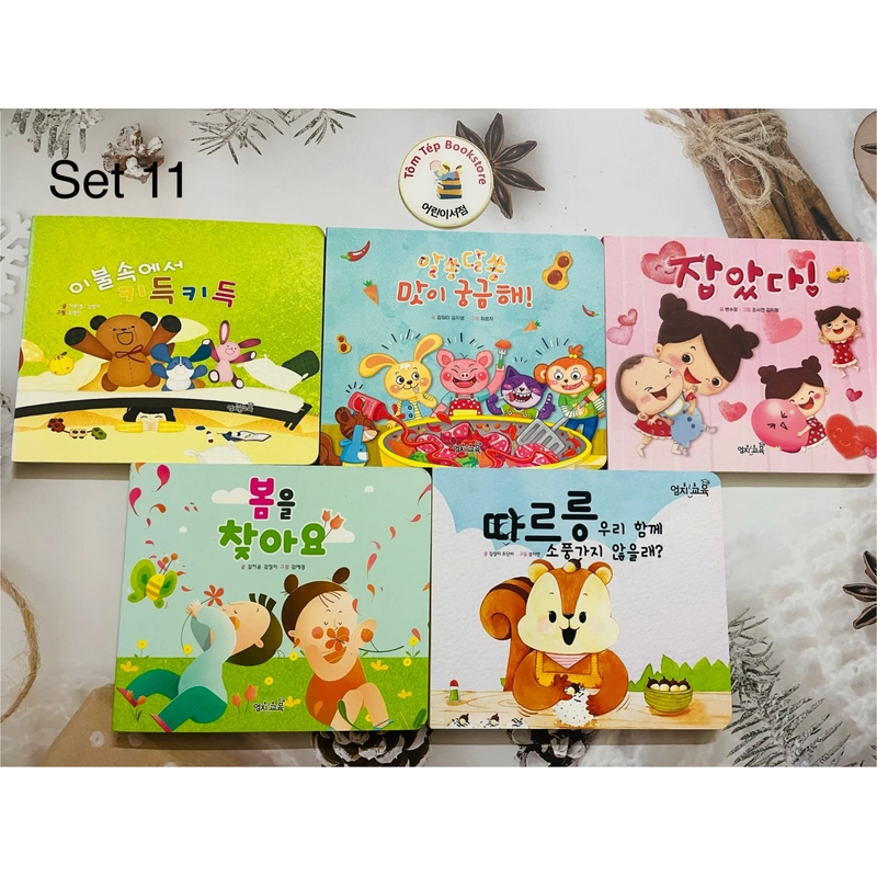 Boardbook tiếng Hàn có file nghe B11 469699