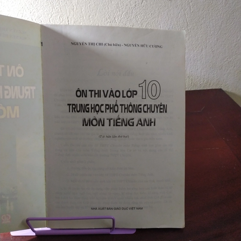 Sách ôn thi vào lớp 10 THPT chuyên môn Tiếng Anh 316251