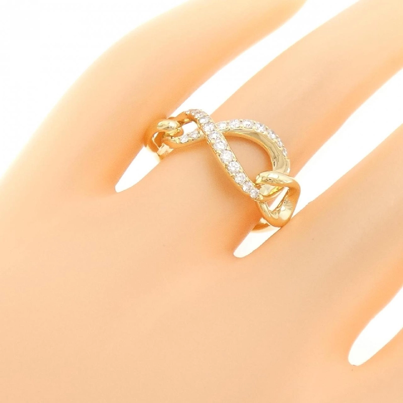 Nhẫn kim cương K18YG 0.30CT 670642