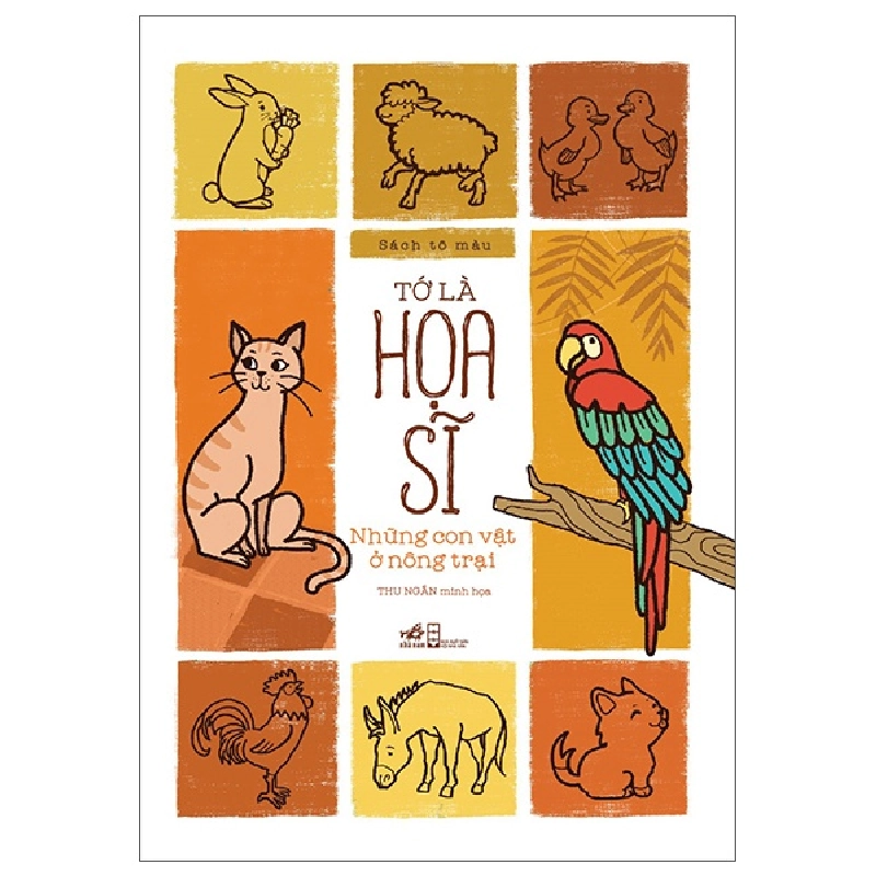 Sách Tô Màu - Tớ Là Họa Sĩ - Những Con Vật Ở Nông Trại (2025) - Thu Ngân 709120