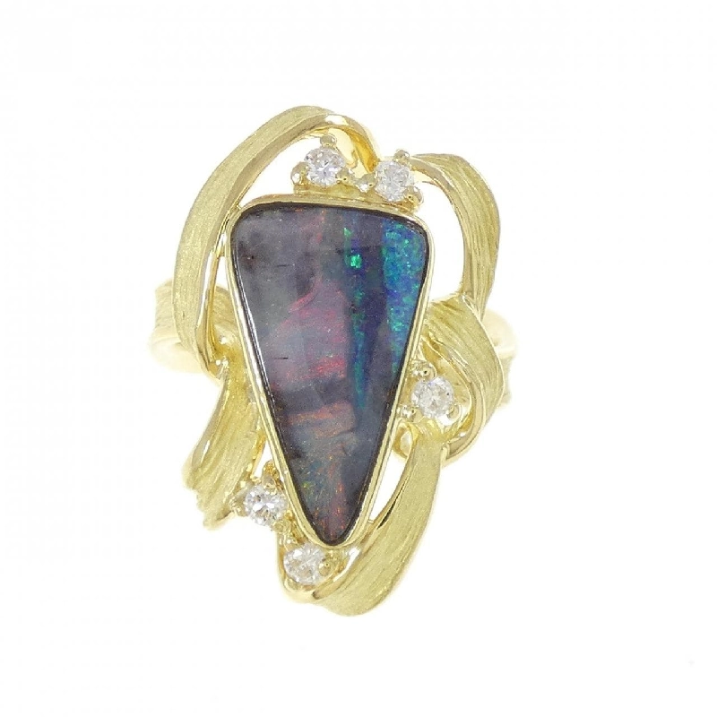 Nhẫn Boulder Opal K18YG 3.01CT - Hàng hiệu Chính hãng 855141