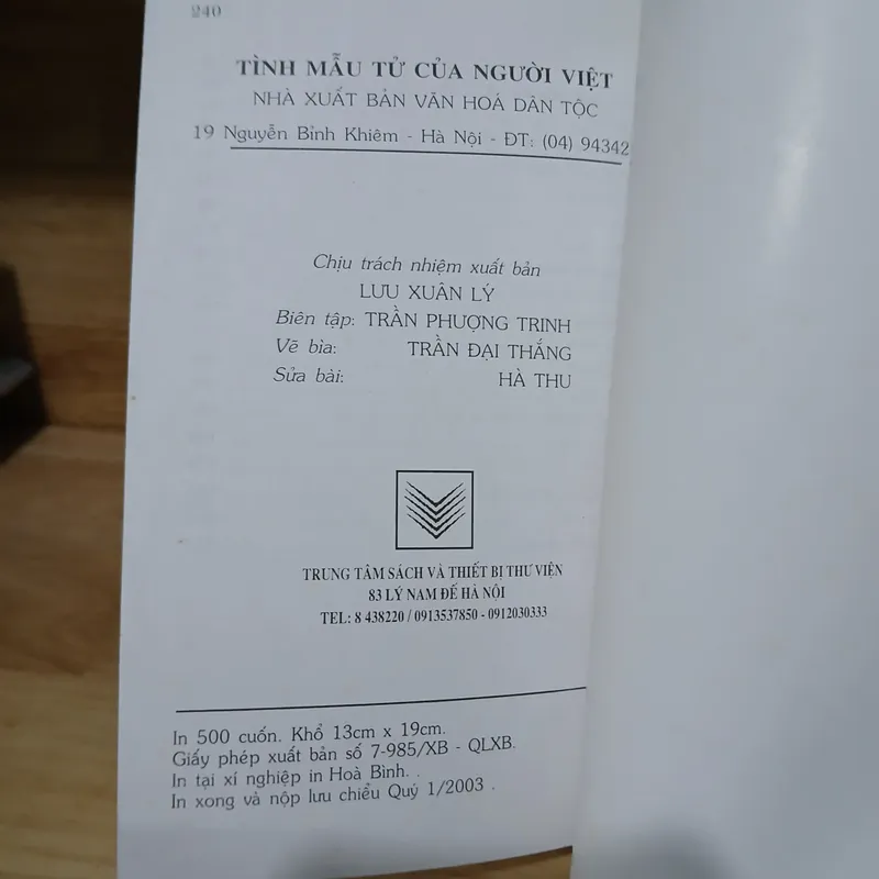Tình Mẫu Tử Của Người Việt - Thu Hằng biên soạn 561592