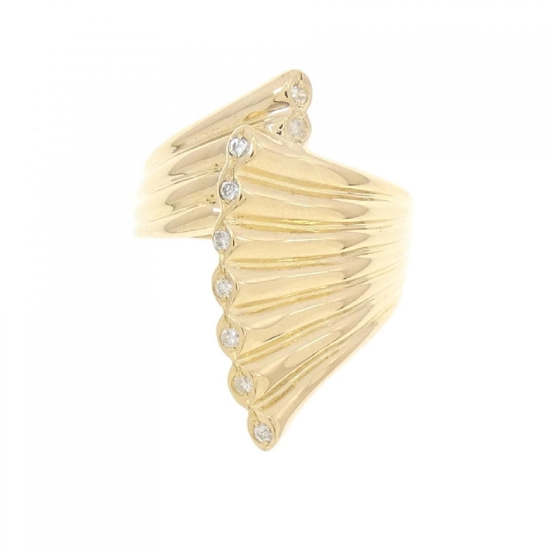 Nhẫn kim cương K18YG 0.08CT 672905