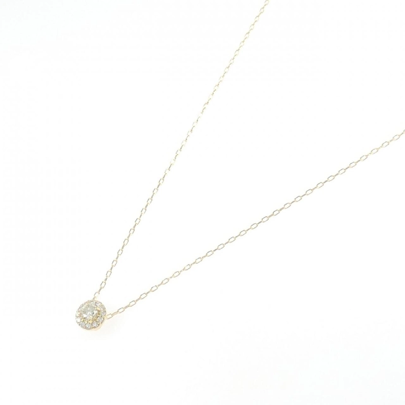 K18YG Dây chuyền kim cương 0.200CT - Hàng hiệu Authentic 858476