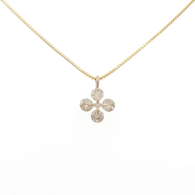 K18PG/K18YG Dây chuyền kim cương 1.50CT - Hàng hiệu Chính hãng 857119