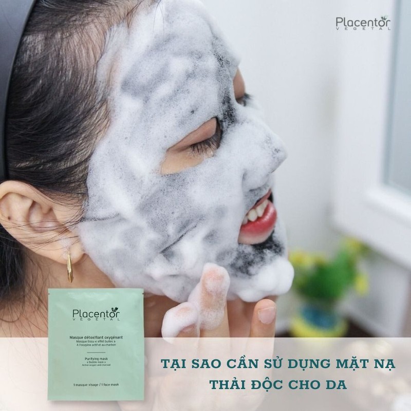 Mặt Nạ Thải Độc Tố tái tạo da Placentor Purifying Mask -1 Miếng 20ml - Ry Store 186675