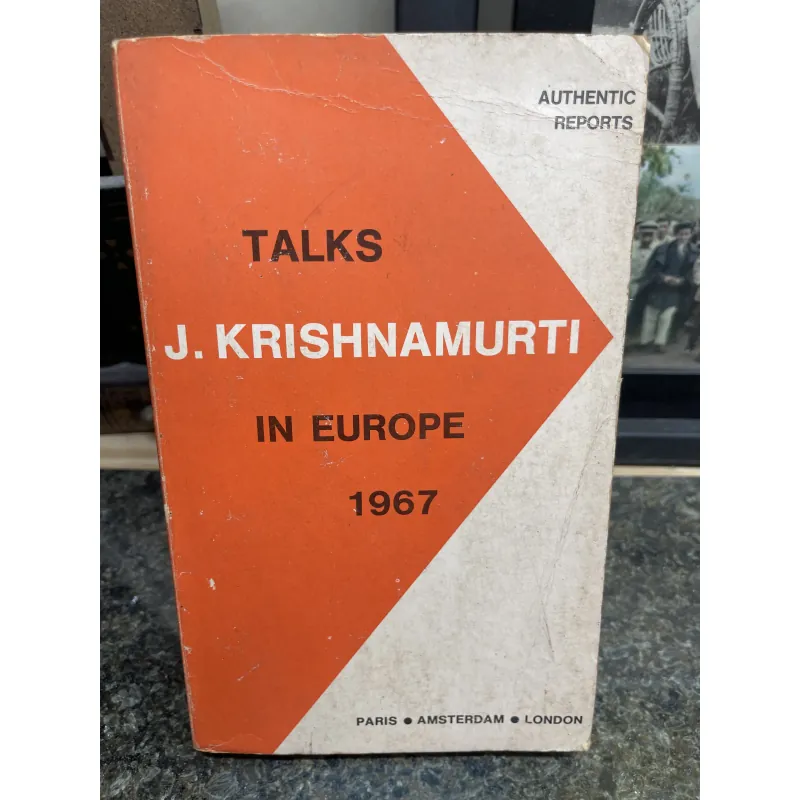 Talks J. Krishnamurti in Euro 1967 752561