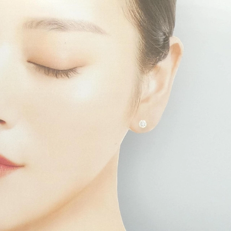 K18YG Bông tai kim cương 0.530CT 0.522CT G SI1 Tốt - Hàng hiệu Chính hãng 874468