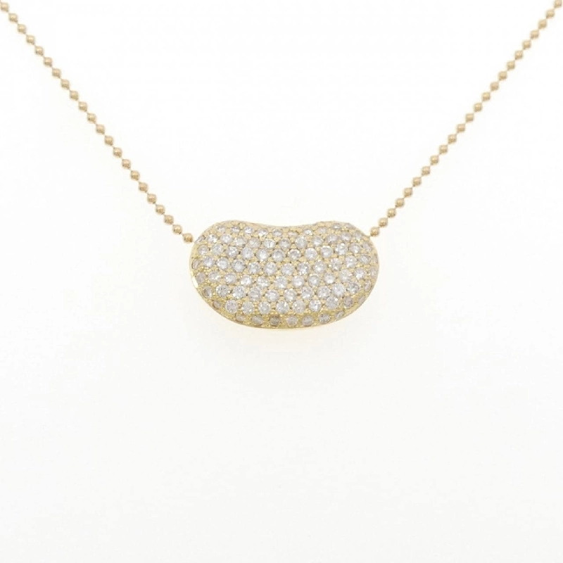 K18YG Pave Diamond Necklace 2.10CT - Hàng hiệu Chính hãng 860139