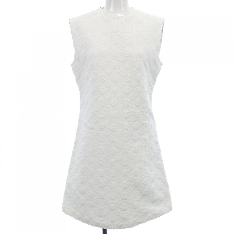 Louis Vuitton LOUIS VUITTON Monogram Filcoupe Đầm Denim FTDS08KXP Váy 646188