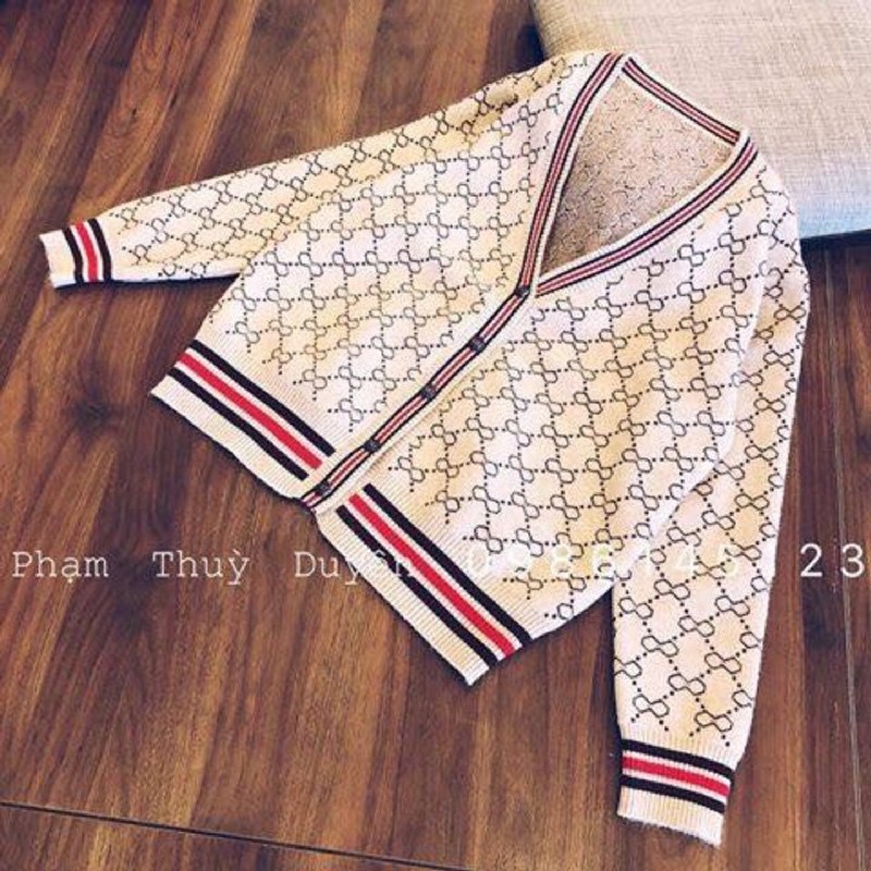 [áo cardigan] Áo khoác cardigan len dáng rộng cổ chữ V thời trang xuân thu mới cho nữ 2021 177590