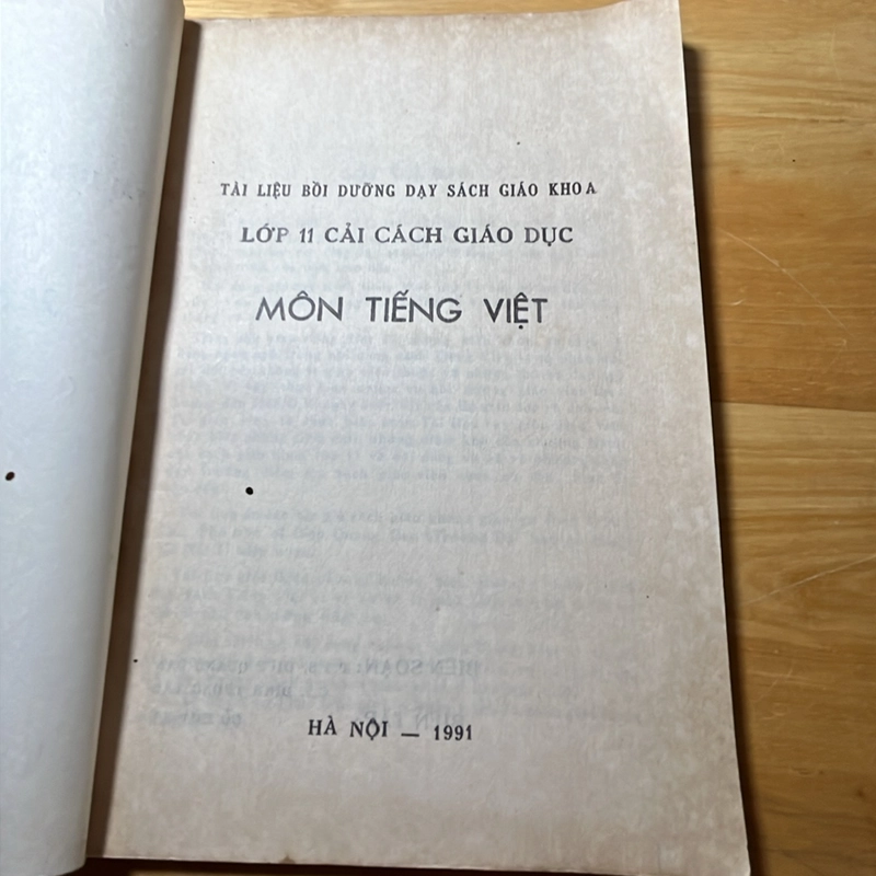 [sách xưa] Sách giáo khoa - Môn Tiếng Việt - 1991 443206
