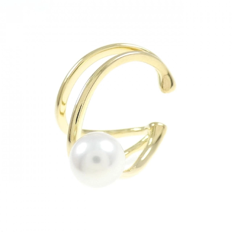 K18YG Bông tai ngọc trai Akoya 6.1mm một bên - Hàng hiệu Authentic 873481