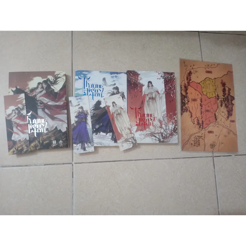 Thương Tiến Tửu tập 1+2+3+bản đồ (sách unseal) 1001779