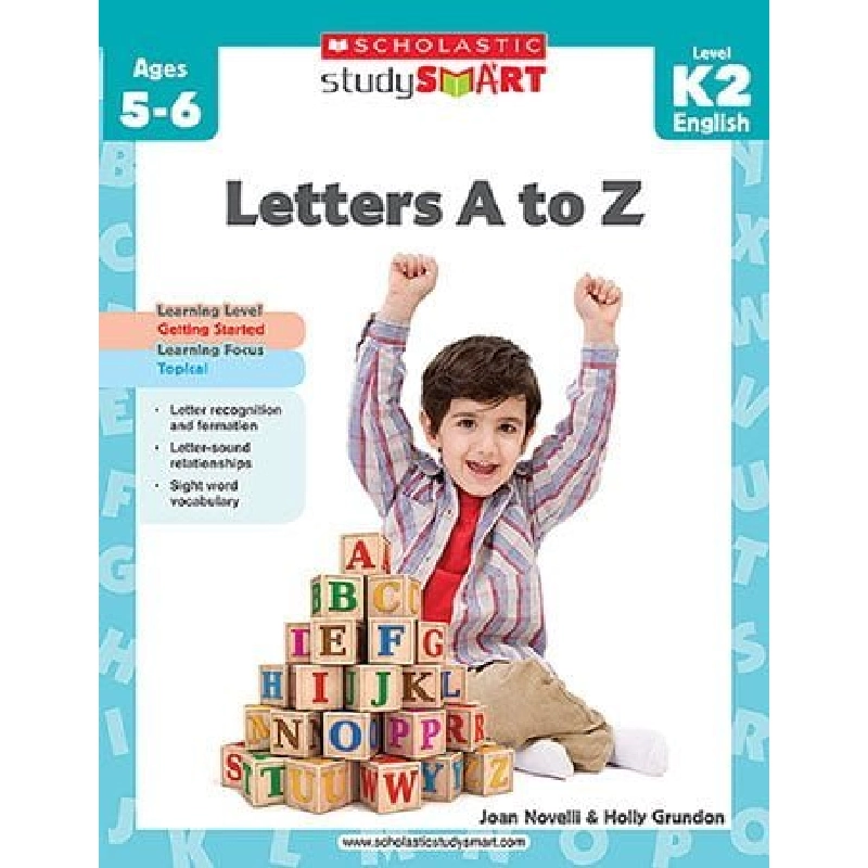 Scholastic Teaching Resources Study Smart Letters A To Z K-2 ASB.PO Oreka Blogmeo 230225 515669