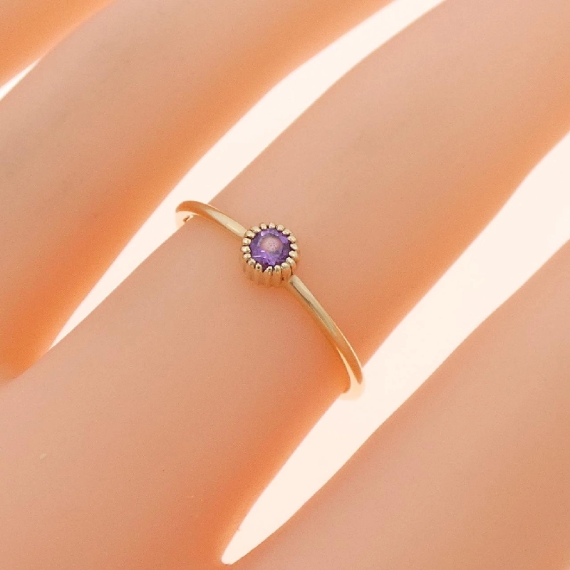 Nhẫn Amethyst K10YG - Hàng hiệu Chính hãng 855182