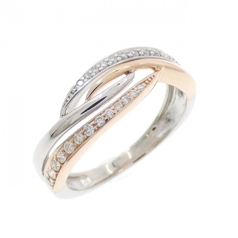 Nhẫn kim cương PT950/K18PG - Hàng hiệu Authentic 853418