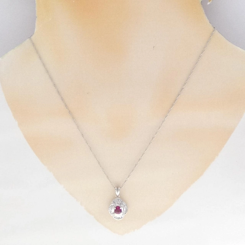 Dây chuyền ruby PT900/PT850 0.59CT - Hàng hiệu Chính hãng 857670