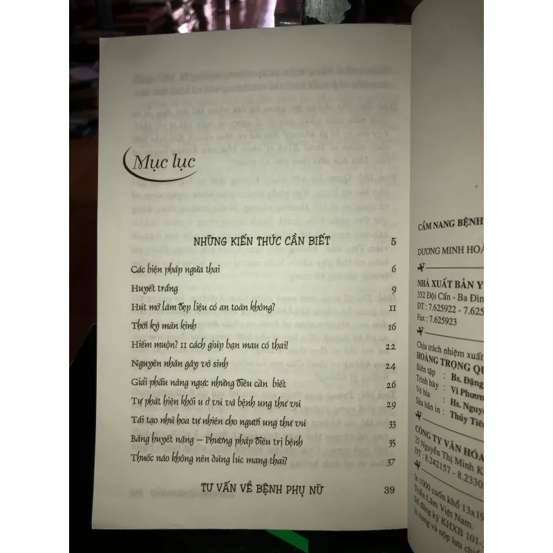 Cẩm nang bệnh phụ nữ - Bs. Dương Minh Hoàng 797426