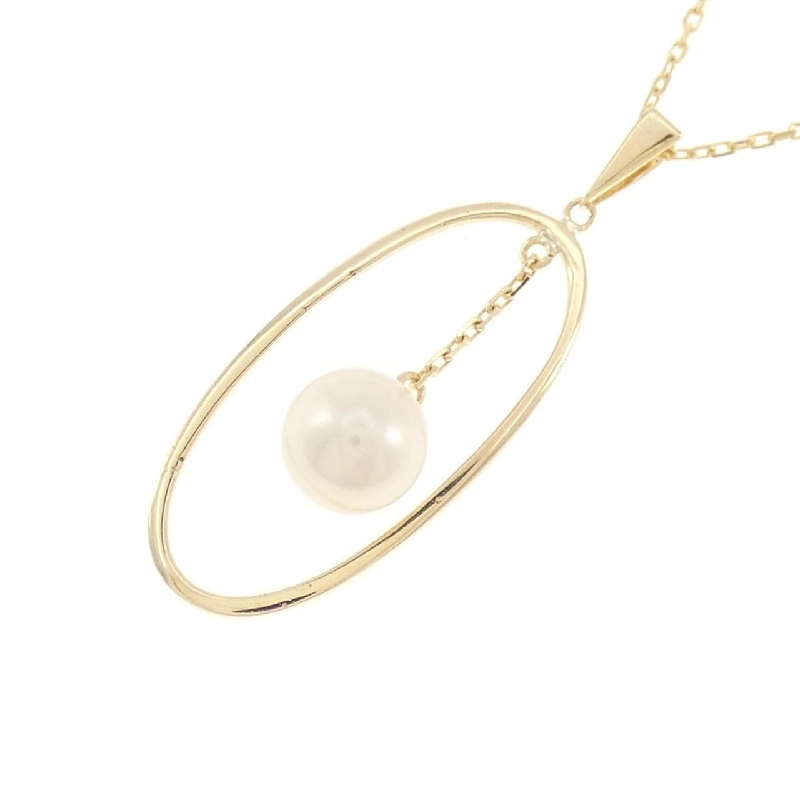 K18YG Vòng cổ ngọc trai Akoya 7mm - Hàng hiệu Chính hãng 861137