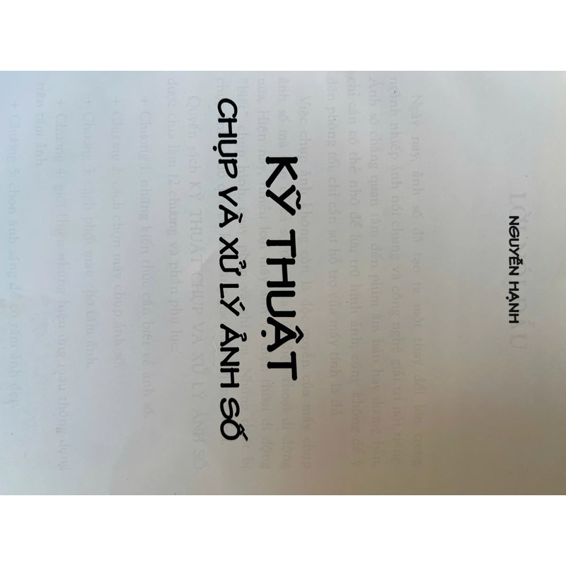 KỸ THUẬT CHỤP VÀ XỬ LÝ ẢNH SỐ 523225