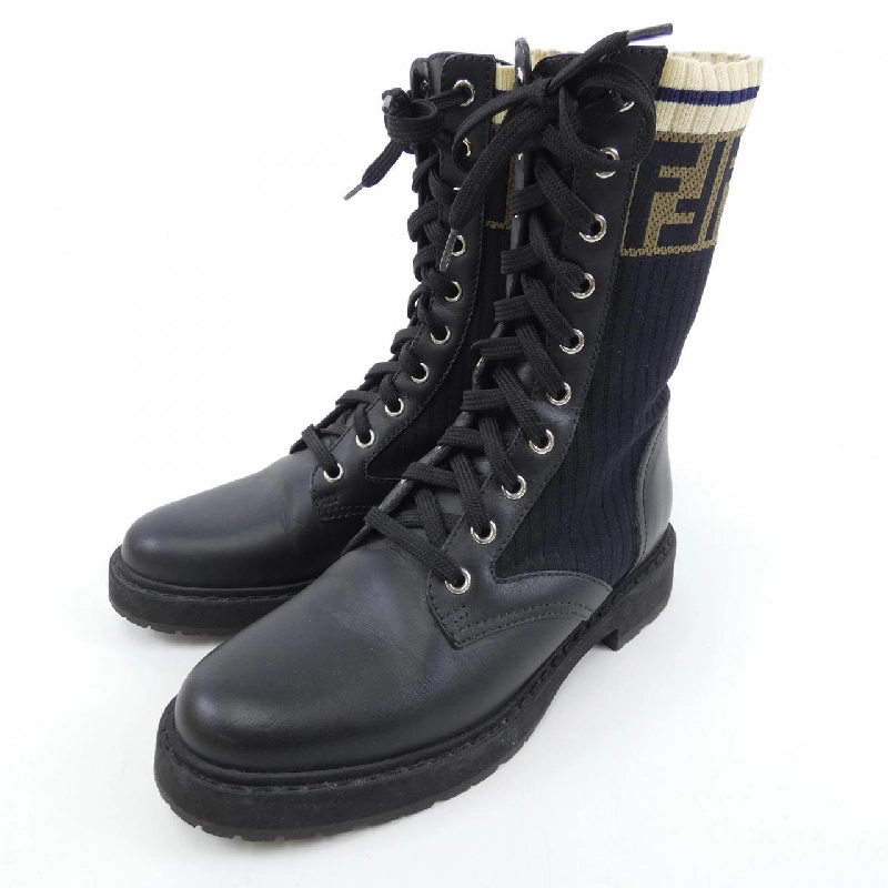 【Mã giảm giá】Giày bốt FENDI 664674