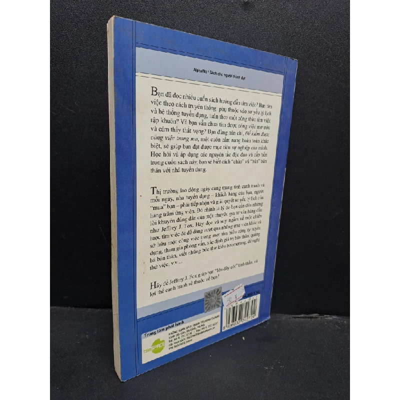 Để kiếm được công việc trong mơ mới 80% ố nhẹ 2008 HCM0107 Jeffrey J. Fox KỸ NĂNG 342105
