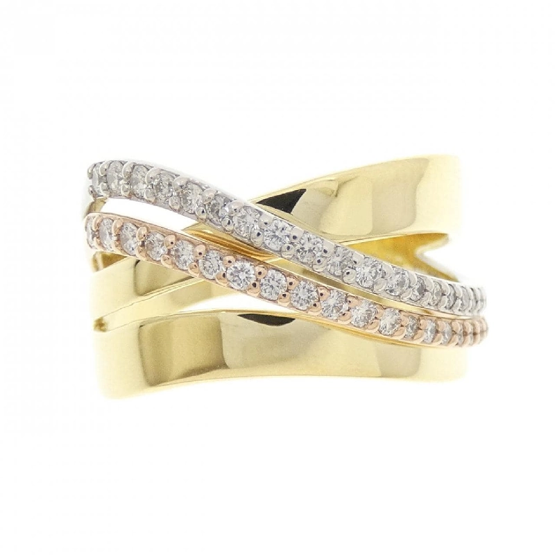 Nhẫn kim cương K18YG/K18PG/PT900 0.30CT - Hàng hiệu Authentic 854387