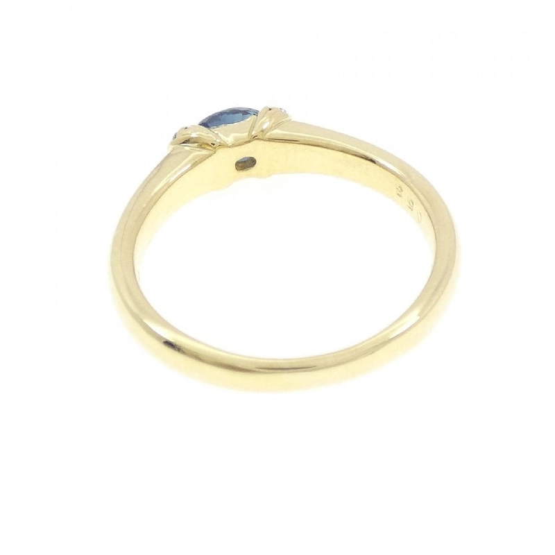 Nhẫn Sapphire K18YG 0.53CT - Hàng hiệu Chính hãng 853508