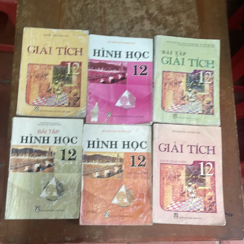 BỘ SÁCH TOÁN 12 CƠ BẢN TRỌN BỘ 6 cuốn 733604