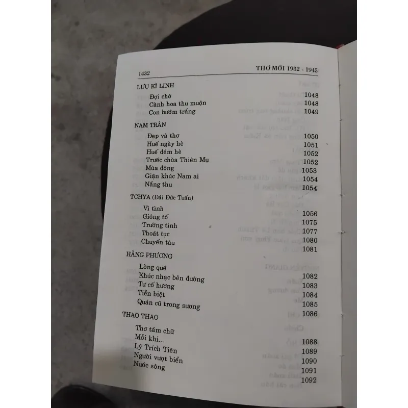 Thơ mới 1932 - 1945 tác giả và tác phẩm  994763