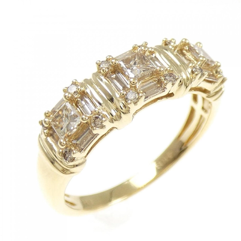 Nhẫn kim cương K18YG 0.80CT 668704