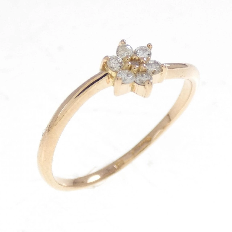 Nhẫn kim cương hoa K18PG 0.11CT - Hàng hiệu Authentic 850733