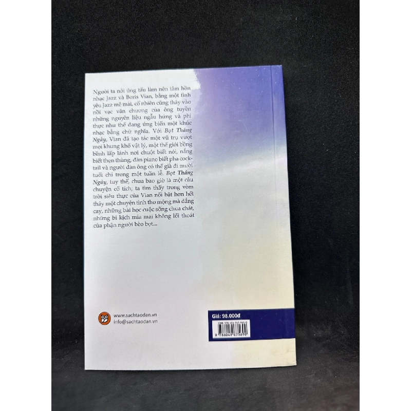 Bọt tháng ngày Boris Vian New 90% SBM2303 911223