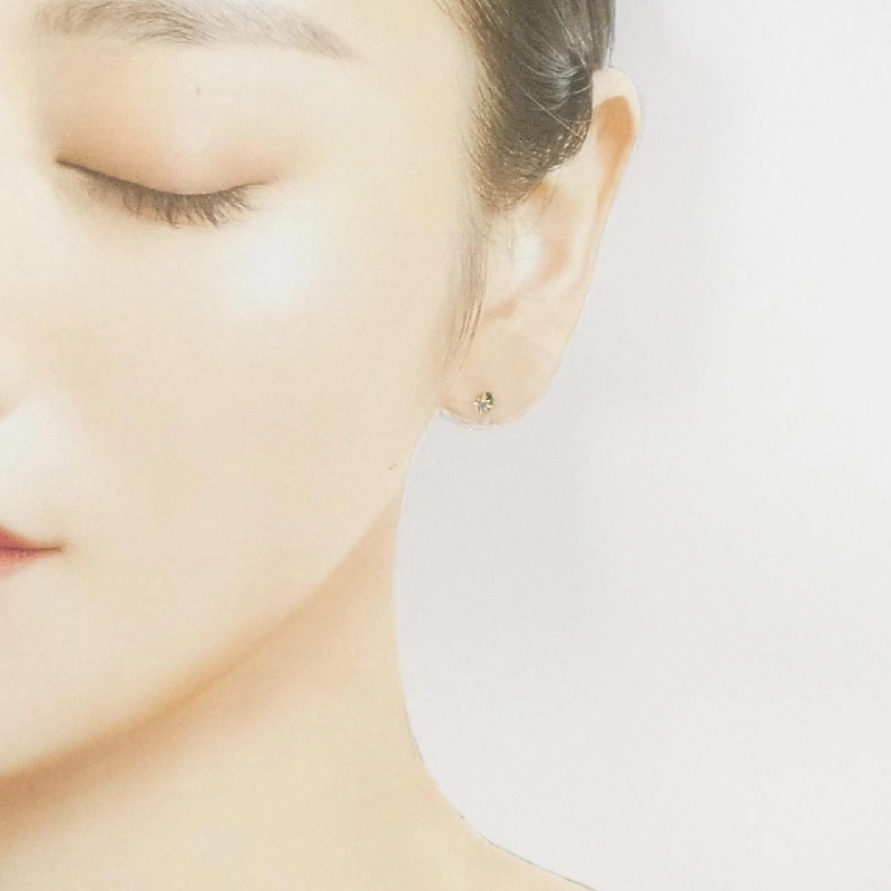 K18YG Aquamarine Bông tai 0.04CT - Hàng hiệu Chính hãng 864452