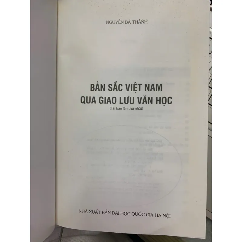 BẢN SẮC VIỆT NAM QUA GIAO LƯU VĂN HỌC - NGUYỄN BÁ THÀNH 562072